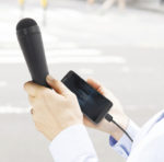 SRM 100 smart-phone reporter microphone